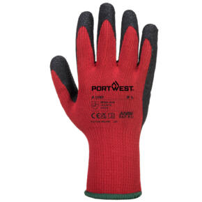 Portwest Grip Glove - Latex - A100 - Red / Black