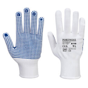 Portwest Polka Dot Glove - A110 - White