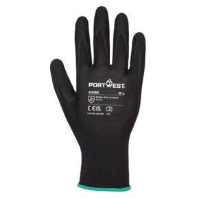 Portwest Dermi-Grip NPR15 Nitrile Sandy Glove - A335 - Black