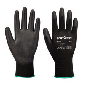 Portwest PU Palm Glove - A120 - Black