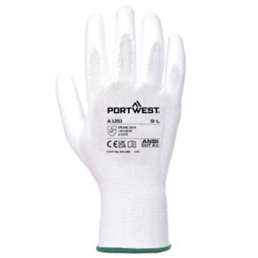 Portwest PU Palm Glove - A120 - White