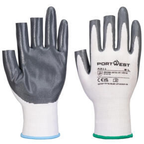 Portwest Grip 13 Nitrile 3 Fingerless Glove (Pk12) - A311