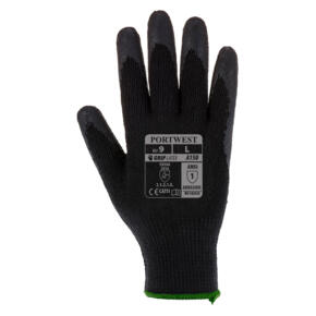 Portwest Classic Grip Glove - Latex - A150 - Black