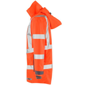 Leo A07 Eastleigh - EcoViz 10K Performance Breathable Anorak - Orange