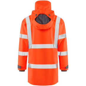 Leo A07 Eastleigh - EcoViz 10K Performance Breathable Anorak - Orange