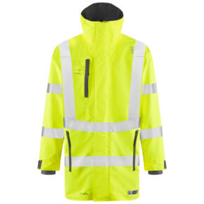Leo A07 Eastleigh - EcoViz 10K Performance Breathable Anorak - Yellow