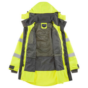 Leo A07 Eastleigh - EcoViz 10K Performance Breathable Anorak - Yellow