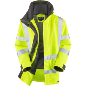 Leo A07 Eastleigh - EcoViz 10K Performance Breathable Anorak - Yellow