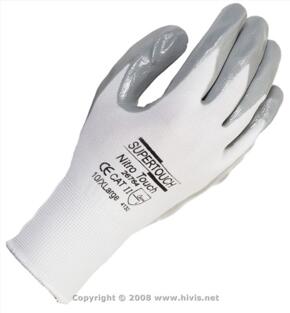 ST Nitrotouch - Nitrile Grey / White