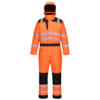 Portwest PW352 - Winter Coverall - Orange / Black